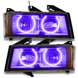 Chevrolet Colorado Headlight Halo Kits - ORACLE Lighting - Pre-Assembled LED - UV/Purple - `04-`12